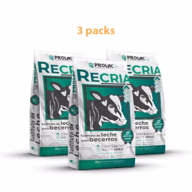 3 Costales - Pack -Re-cría ganado. Sustituto de leche para becerros. PROLAC